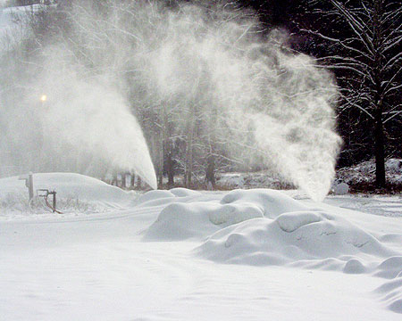 Holiday Mountain Ski Hill near Monticello, NY, is one of the places to find winter recreation in the Upper Delaware region.